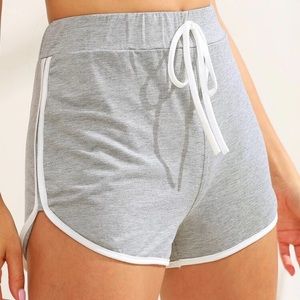 Gray dolphin hem shorts
